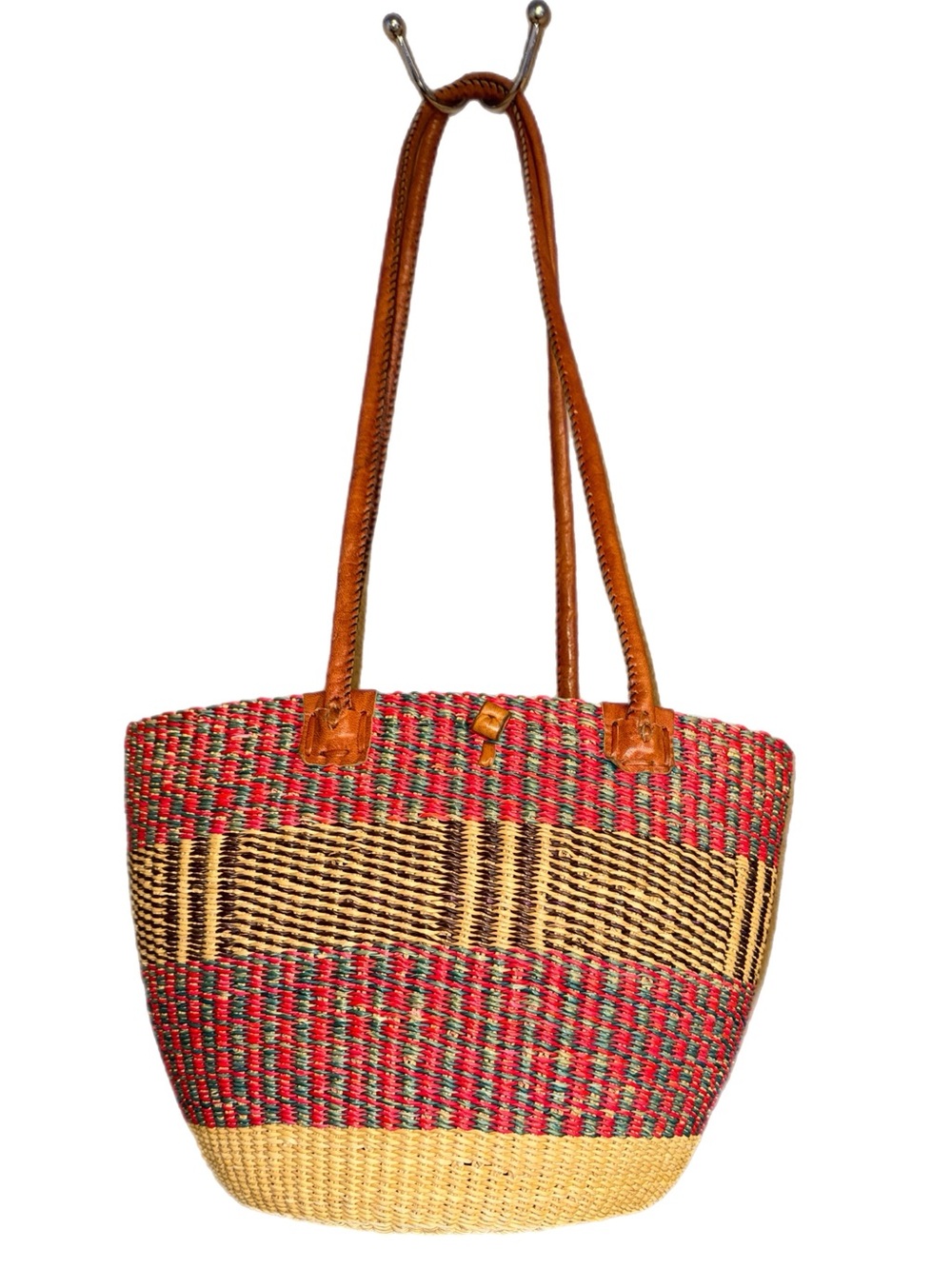Woven Beach Bag - Woven Purse - Picture 2 of 3